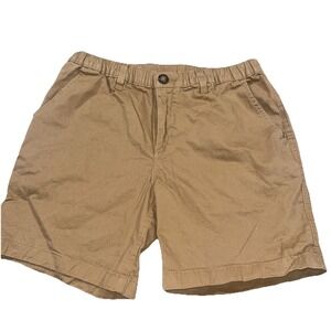 Chubbies Originals‎ Shorts Mens Medium Brown 7 Inch Inseam Elastic Waist Cotton